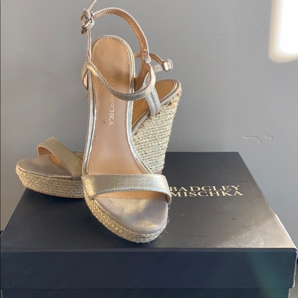 Badgley Mischka | Kleo Espadrille • Gold Size: 6